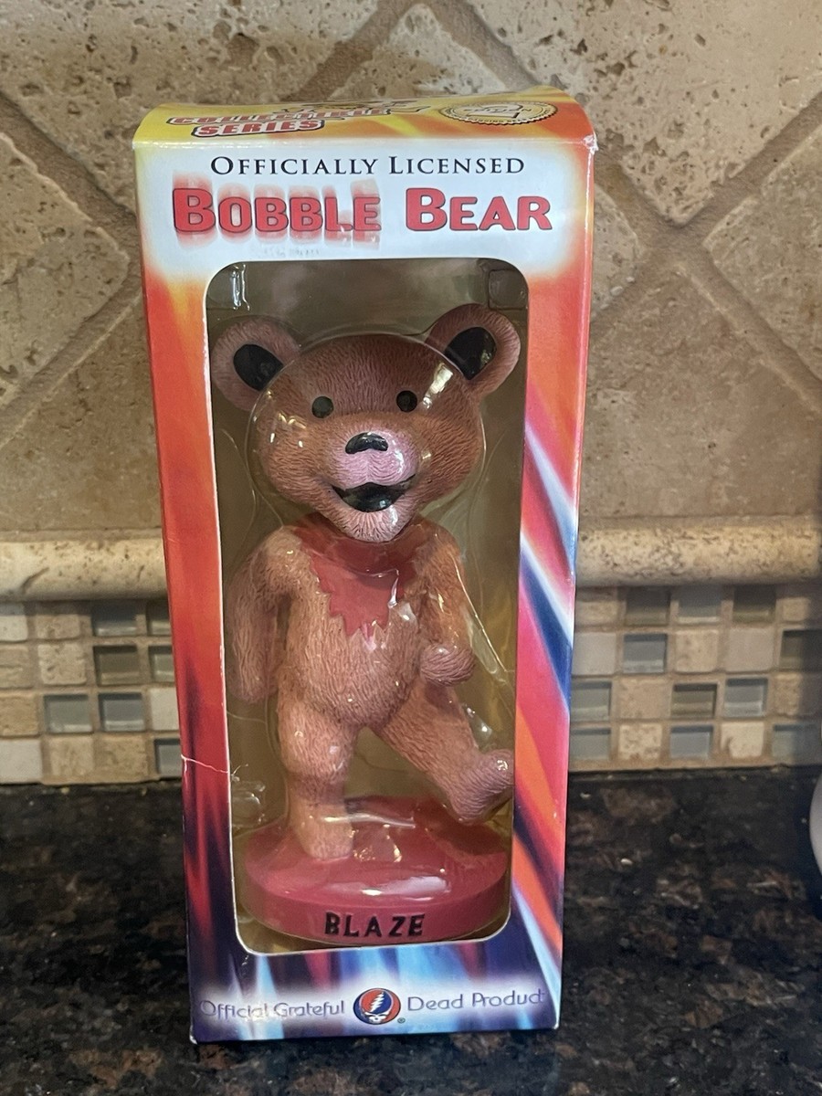 Rare Blaze Grateful Dead Bobble Head Bear 2001 Collectible Series