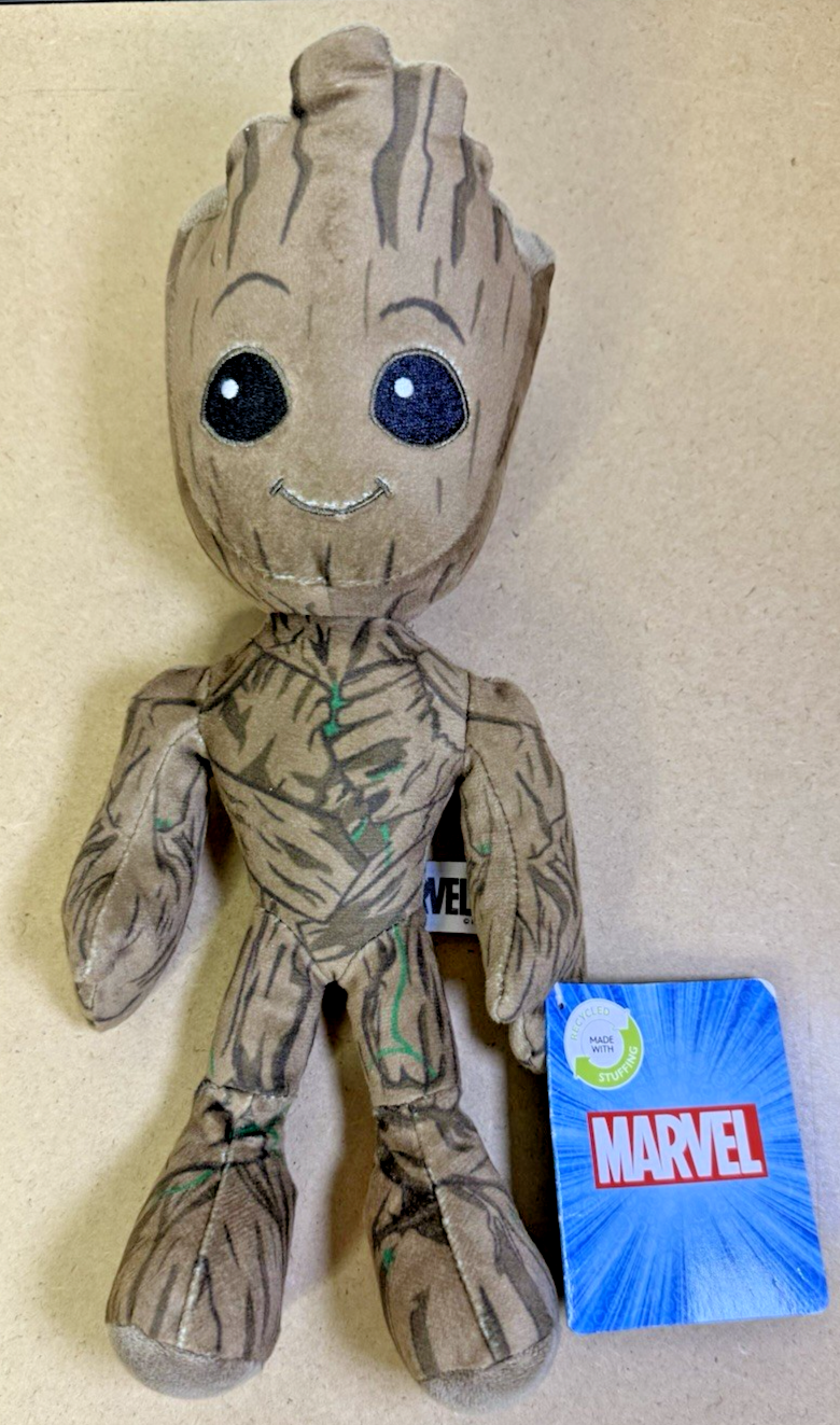 GROOT 25cm Soft Plush Toy Collectable - Marvel Guardians of the Galaxy