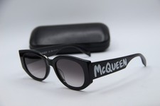 NEW ALEXANDER MCQUEEN AM0330S 001 BLACK GRADIE AUTHENTIC FRAMES SUNGLASSES 54-19