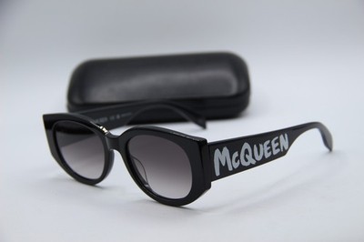 NEW ALEXANDER MCQUEEN AM0330S 001 BLACK GRADIE AUTHENTIC FRAMES SUNGLASSES 54-19