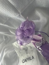 Fascinators Hat for Women Tea Party Hats Ribbons Feathers Headband Hair Clip for