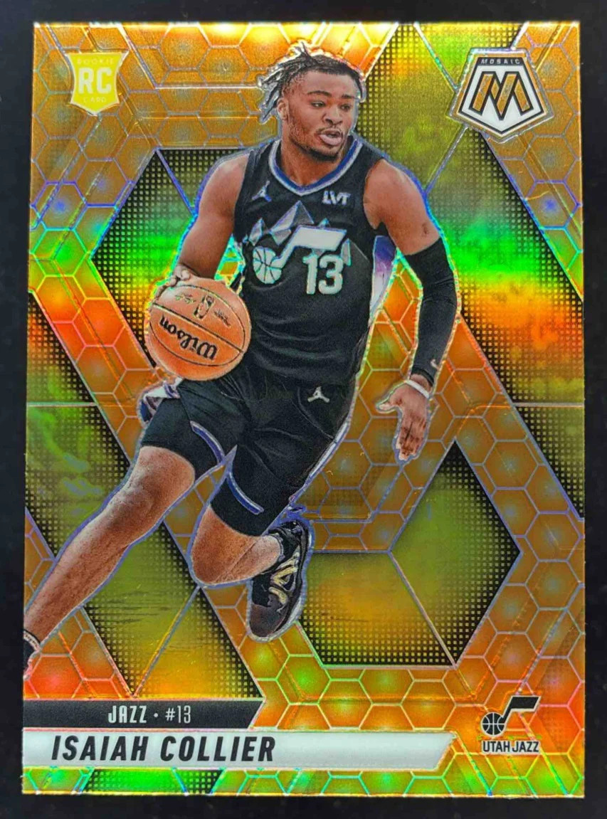 2024-25 Panini Mosaic Honeycomb Mosaic #222 Isaiah Collier RC