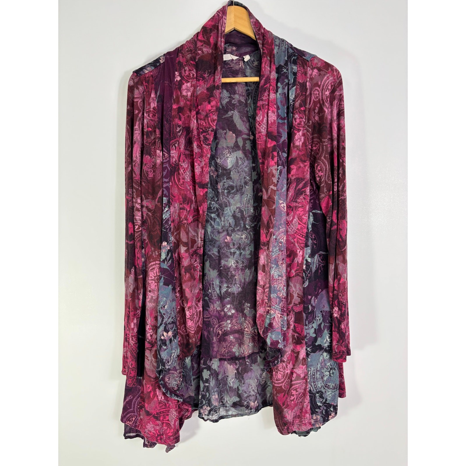 Soft Surroundings Open Front Patchwork Cardigan S… - image 10