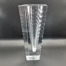 Rare Orrefors Sweden Clear Crystal MODERN HORIZON VA Jan Johannson 