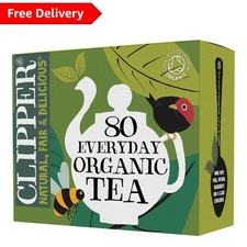 Luxurious Organic Black Tea Bags - 80 Count, Gluten-Free & Fairtrade Certified 0.09 per strip