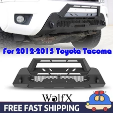 Front Bumper Guard Stubby For 2012-2015 Toyota Tacoma Q235A Steel Powder Coat