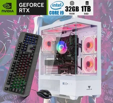 ARBG Gaming PC,GeForce RTX 5060,Intel i9,32GB RAM,1TB SSD,1TB HDD Win11 WiFi6 US