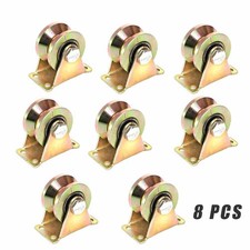 4 Pack 2" V Groove Sliding Gate Heavy Duty Roller Caster Wheels