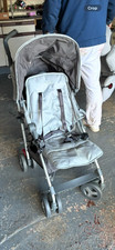 grey silver cross reflex pushchair platinum silver
