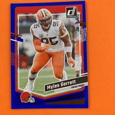 Myles Garrett 2023 Donruss Blue Press Proof #68 Cleveland Browns