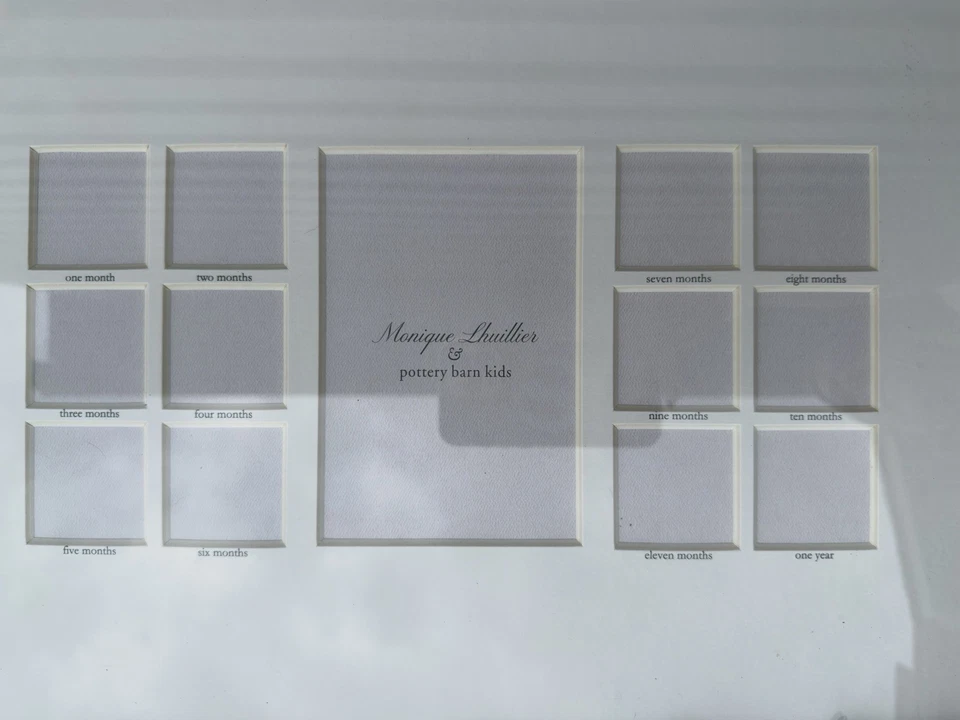 Monique Lhuillier Plata Mariposa Primer Año Marco Metal NUEVO  Foto 2 de 4