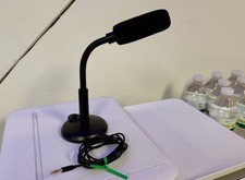 Computer Microphone,PC Microphone Plug Play Home Studio USB Microphone black
