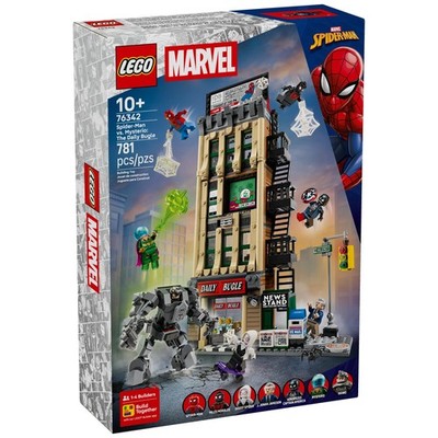 LEGO Marvel Bauset Spider-Man vs. Mysterio: Daily Bugle 76342