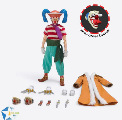 STOCK Action Role Joker  Four Emperors Buggy 1/12 Action Figure Brand New