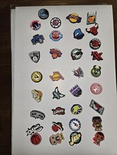 NBA Official Collection Basketball Team Logo Shoe Charms Set, 34 Piece...