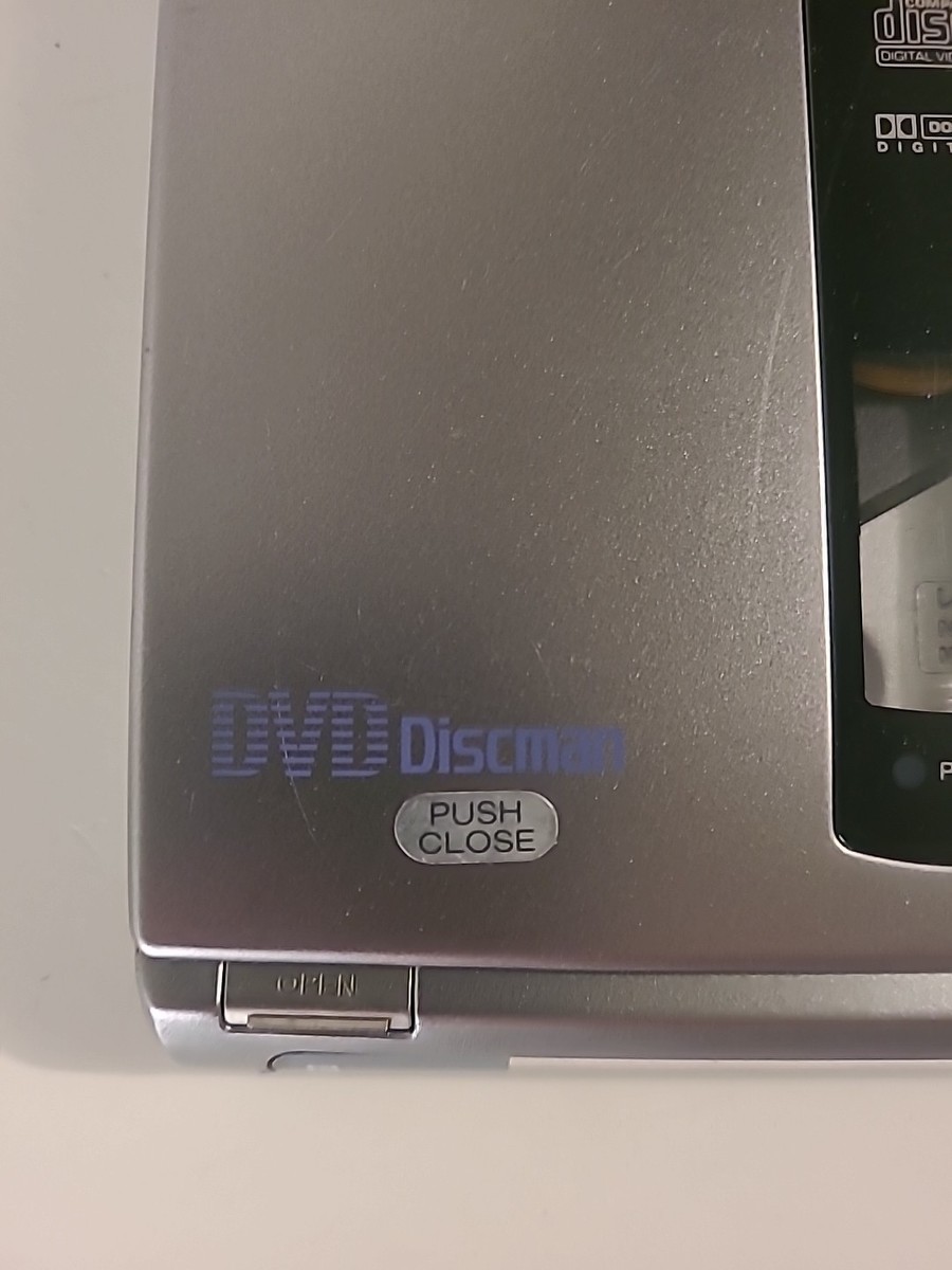 Rare Sony DVD Discman PBD-V30 Portable DVD CD Player w/ Cords