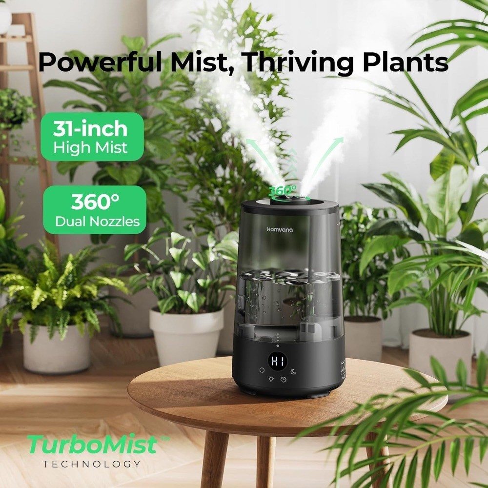 Ultrasonic Cool Mist Humidifier Top Fill 3.6L Large Room Super Quiet 23dB for