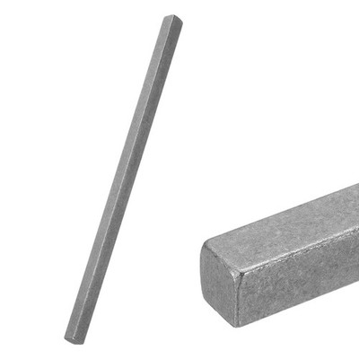 1/2''x1/2''x11.8'' 45# Cold-Drawn Square Steel Key Stock Rod