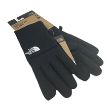 THE NORTH FACE Unisex Etip Touchscreen Recycled Black Gloves TNF - XL NWT