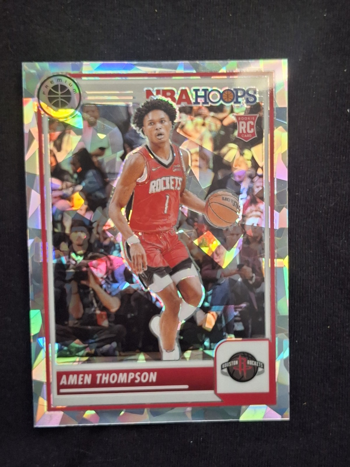 2023-24 Panini Nba Hoops Premium Stock - Amen Thompson #86 Ice Prizm (RC)