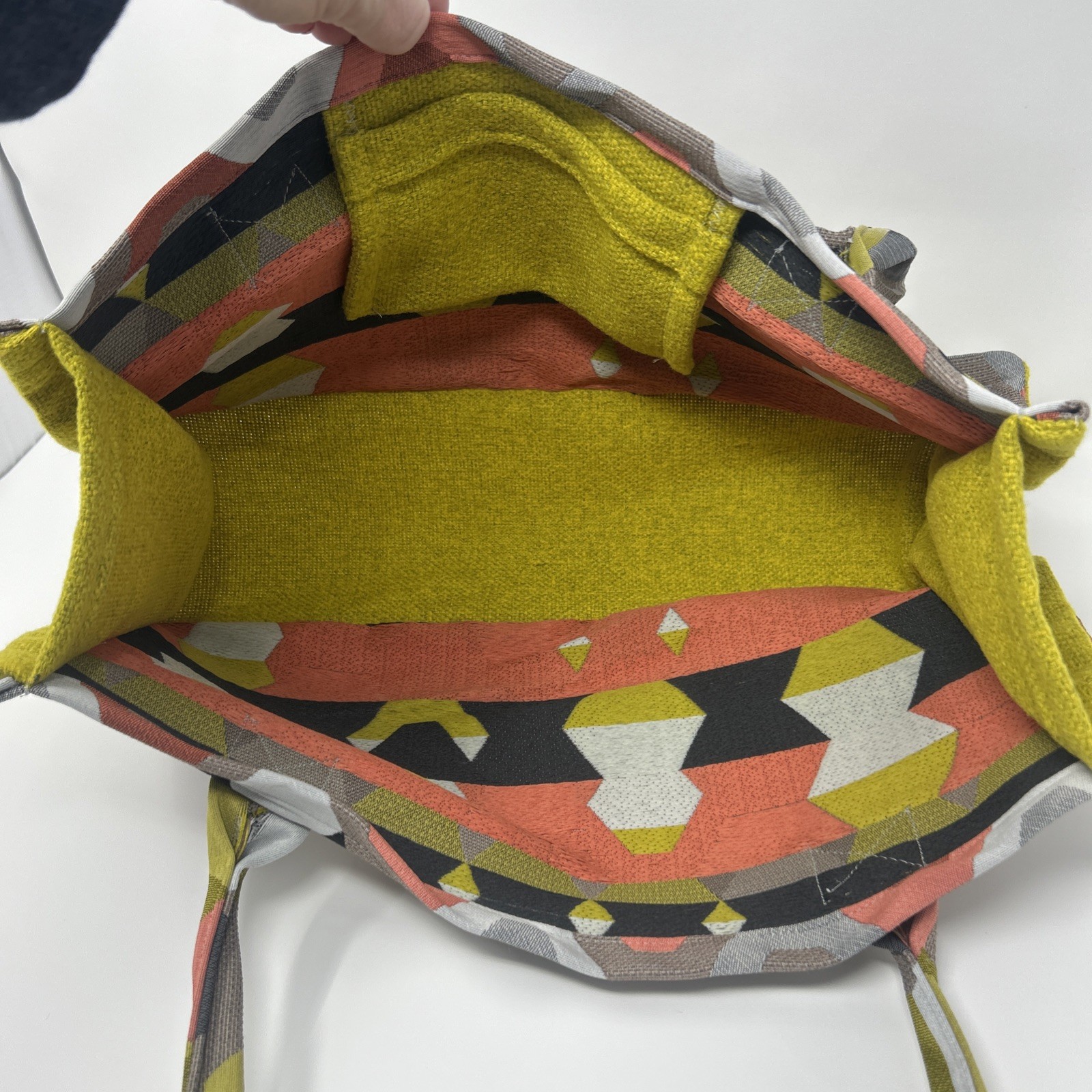 Vintage Patchwork Geometric Rectangular Handbag P… - image 5