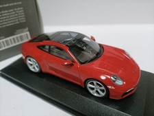 Minichamps 1/43 Original Porsche sports car model Porsche 911 992 Carrera red
