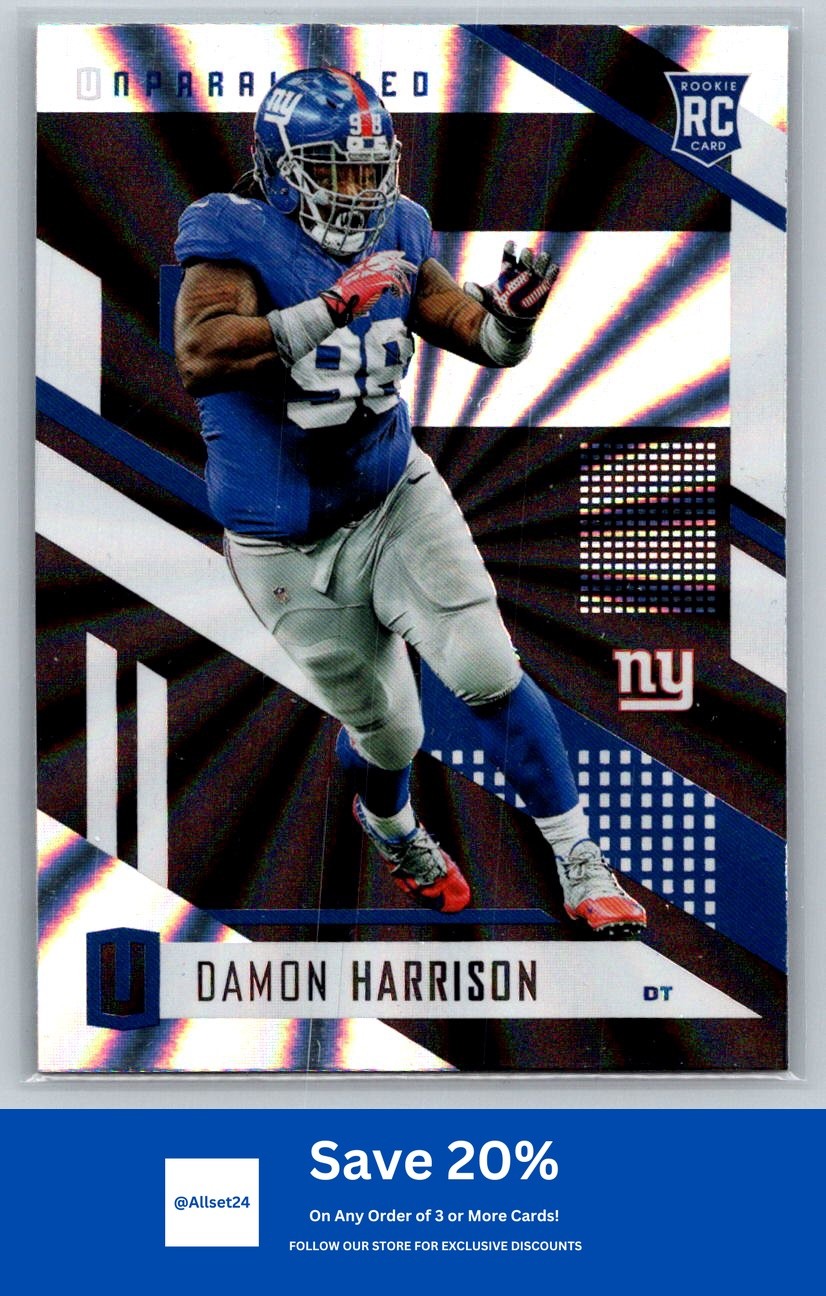 2017 Panini Unparalleled #107 Damon Harrison New York Giants BB5