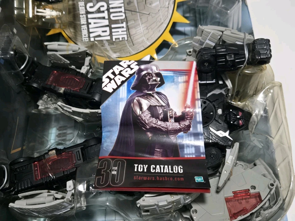 Transformers Star Wars Darth Vader Death Star Figure 2007 Hasbro Electronic READ - Image 4 of 4