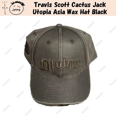 Travis Scott Cactus Jack Utopia Asia Wax Hat Black