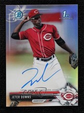 2017 Bowman Draft Chrome Pick Refractor 218/499 Jeter Downs #CDA-JD Auto pq5