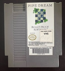 Pipe Dream Nintendo Entertainment System W/ Box - Tested & Working Authentic NES
