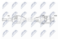 NTY Antriebswelle NPW-FR-221 FüR Ford Edge Ecoblue AWD