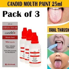 Candid Mouth Paint 25ML treats fungal infections of the mouth ORAL TREATMENT NEW