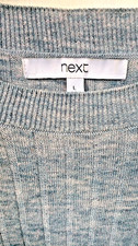 Next Women's Ribbed Knit Sleeveless Top - Size L - Excellent Condition