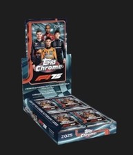 25 Topps Chrome Formula 1 Racing Hobby Box Factory Sealed Pre Sale