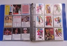 Binder Of NBA Sports Cards 14 Pages Of HOF Players MJ, Bird, Barkley, Etc....