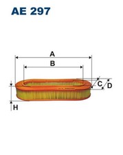 Luftfilter FILTRON AE 297 Filtereinsatz für C123 MERCEDES W123 123 Model S123 Luftfilter FILTRON AE 297 Filtereinsatz für C123 MERCEDES W123 123 Model S123