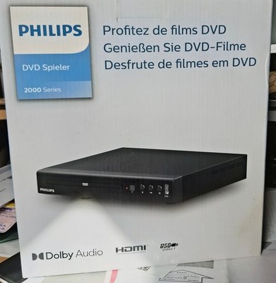 Philips Serie 2000 TAEP200 - DVD-Player - Schwarz