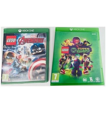 LEGO Marvel Avengers + DC Super Villains - Microsoft Xbox One Videospiele Konvolut
