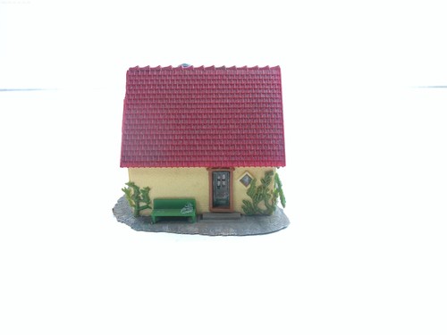 Vivienda Vollmer H0 / casa unifamiliar - construida - sin embalaje original #10925 | Zustand: Gebraucht