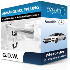 Für Mercedes E-Klasse Coupe 01.2009-02.2017 G.D.W. Anhängerkupplung abnehmbar FP