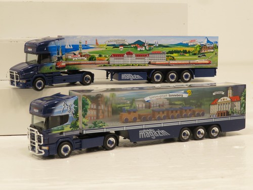Lote de 2 camiones cargadores Herpa Marklin LN 12928 | Zustand: Used