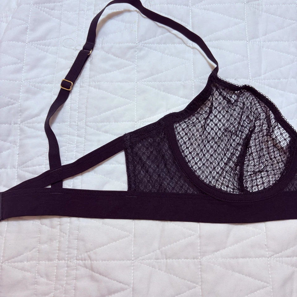 Sujetador con aros transparente negro lencería Addiction Nouvelle 34E nuevo con etiquetas  Foto 4 de 4