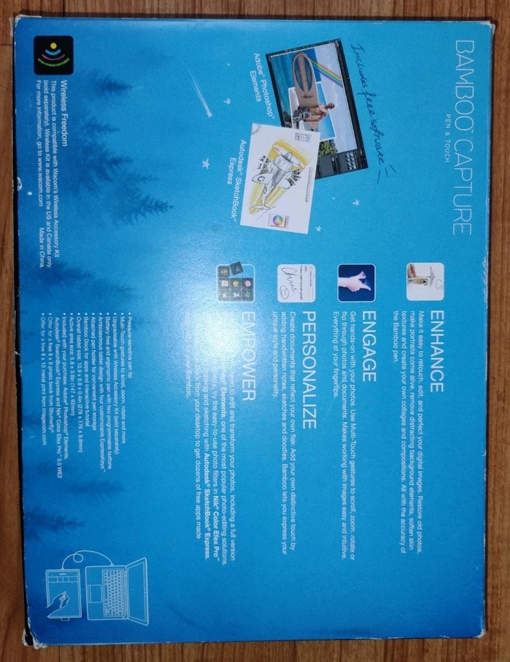 Wacom CTH470 Bamboo Capture Pen and Touch Tablet - Image 3 of 4