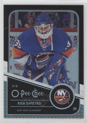 2011-12 O-Pee-Chee Rainbow Foil Black Border 22/100 Rick DiPietro #483 01qm