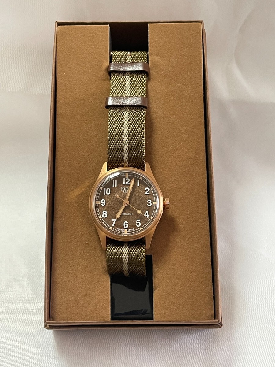 KUOE KYOTO OLD SMITH 90-002 BRONZE Made in Japan Automatic Watch