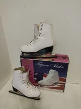 Kids 11 Boys/Girls Youth American Athletic Shoe Ice Figure Skates Tricot Lined