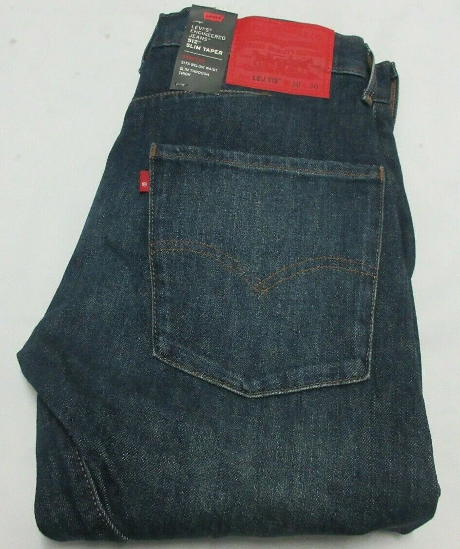 Levi s Engineered Premium 512 Slim Taper Men s Jeans 30 X 30 eBay
