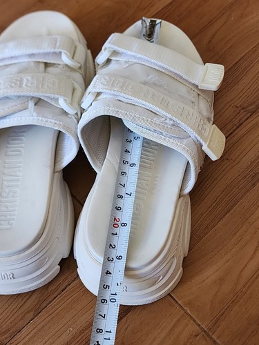 Christian Dior D-wander weiße Pantoletten Sandalen Gr.38 - Bild 15 von 18