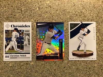 2020 Christian Yelich Lot. Unparalleled, Chronicles, Magnitude